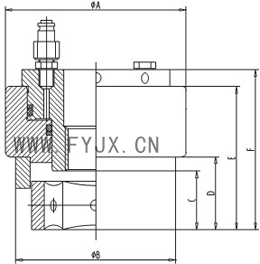 ͨ��Һѹ��˨������ʾ��ͼ