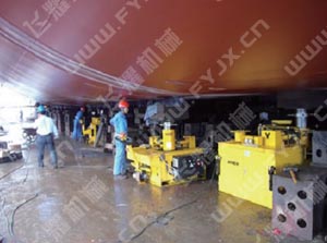 全自动三维调整机现场应用图