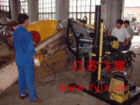 EPH-1002拉拔油田磕头机曲柄的拆卸现场图