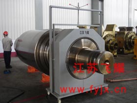 钢厂轧辊轴套拆卸现场图